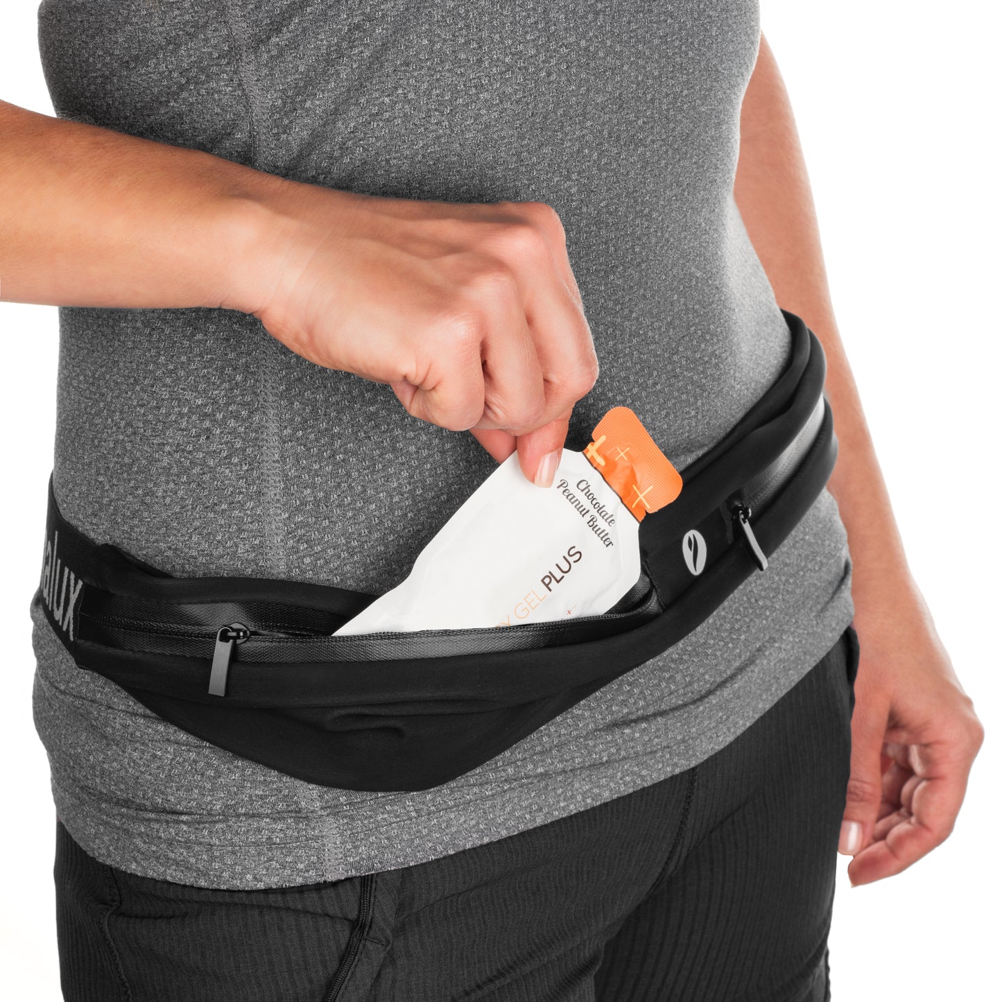 Illumalux Premium Dual-Pocket Running Belt - Fits Phones, Keys, Essentials.