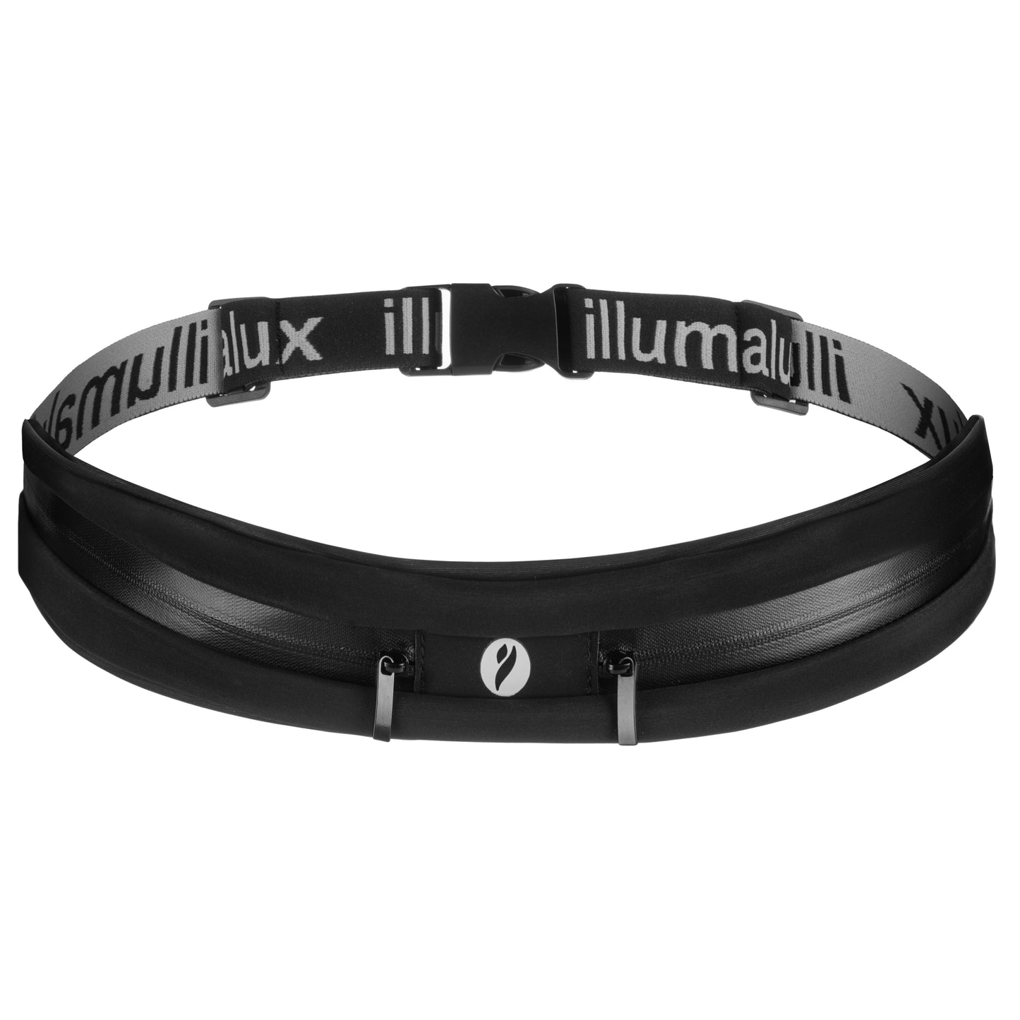 Illumalux Premium Dual-Pocket Running Belt - Fits Phones, Keys, Essentials.